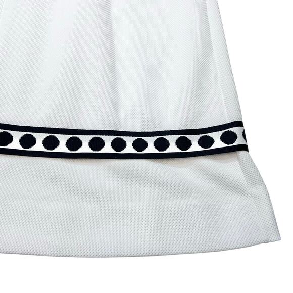 Vintage I. Magnin White Black Size 0 Knit Polyester Long Sleeveless Maxi Dress - Picture 7 of 13